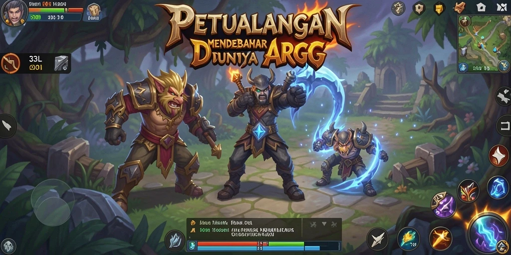 Tampilan menakjubkan dalam permainan ARPG 33L yang penuh aksi.