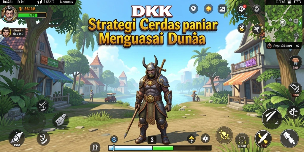 Screenshot menarik dari gameplay DKK yang menampilkan taktik strategis.