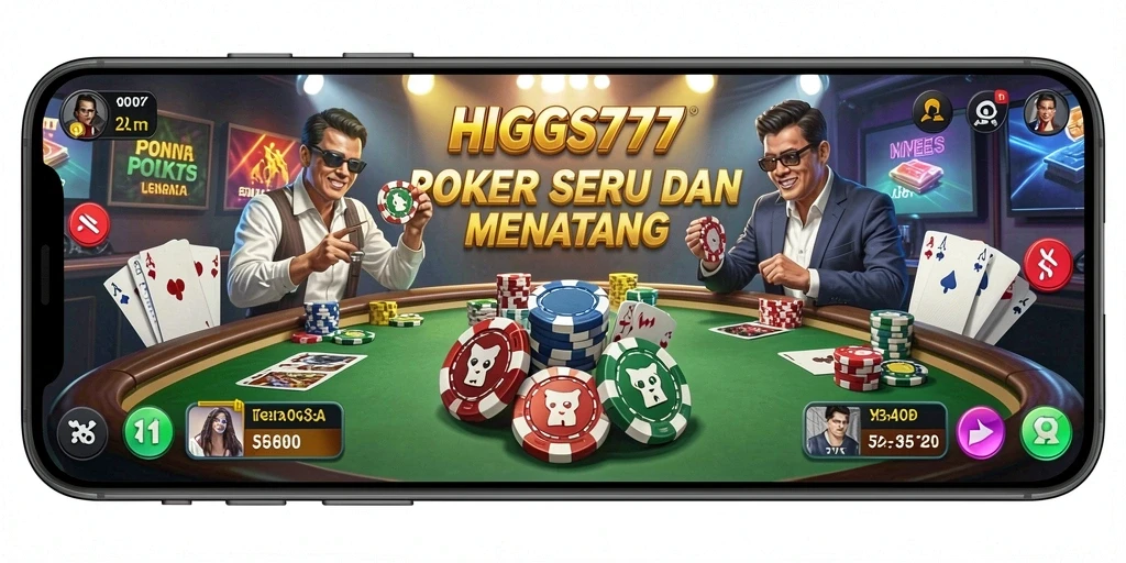 Tampilan gameplay seru di HIGGS777 dengan efek visual menarik.
