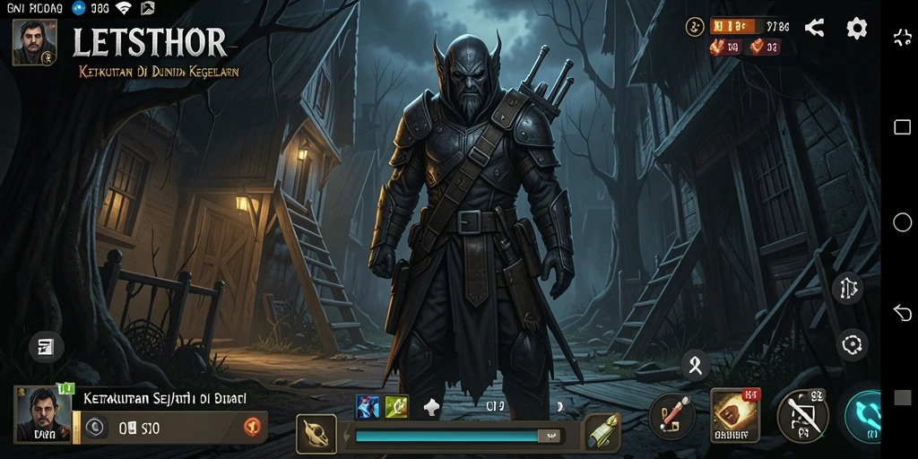 Gameplay LETSTHOR yang menegangkan dan atmosfer horor yang mencekam.