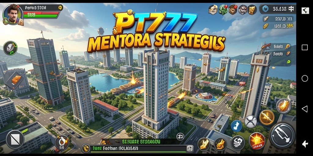 Gameplay seru PT777 dalam Tower Defense dengan grafik menarik.