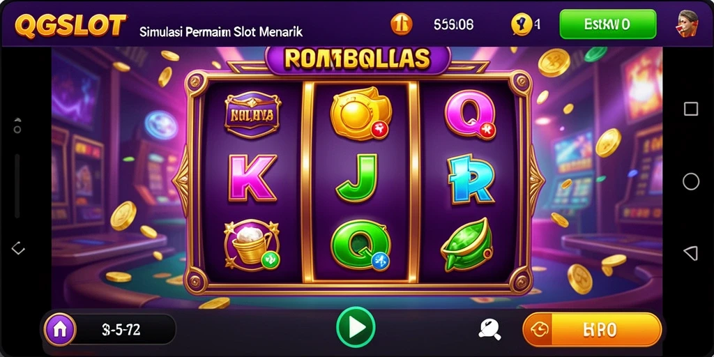 Screenshot utama menunjukkan gameplay menarik dari QQSLOT.