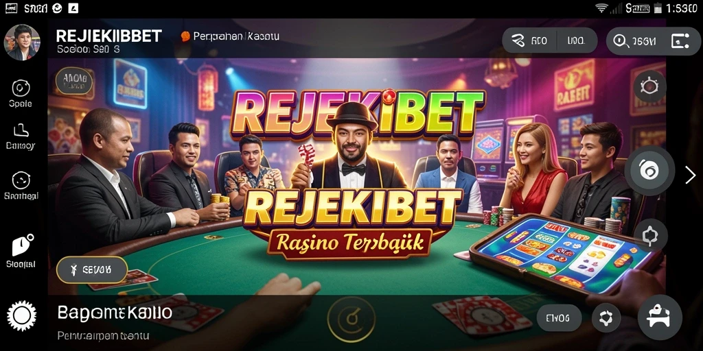Tampilan gameplay menarik di REJEKIBET dengan berbagai pilihan permainan Kasino.