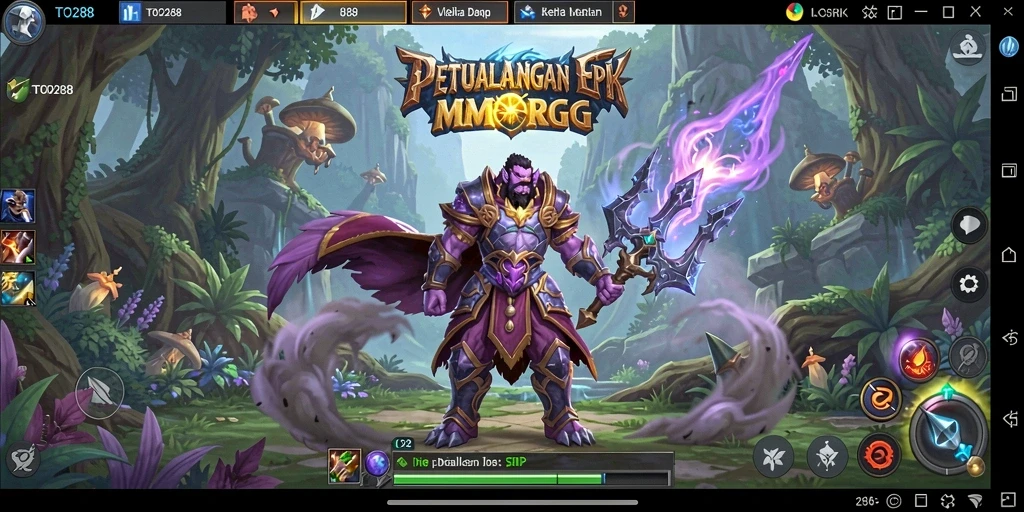 Tangkapan layar dari gameplay TO288 yang memukau.