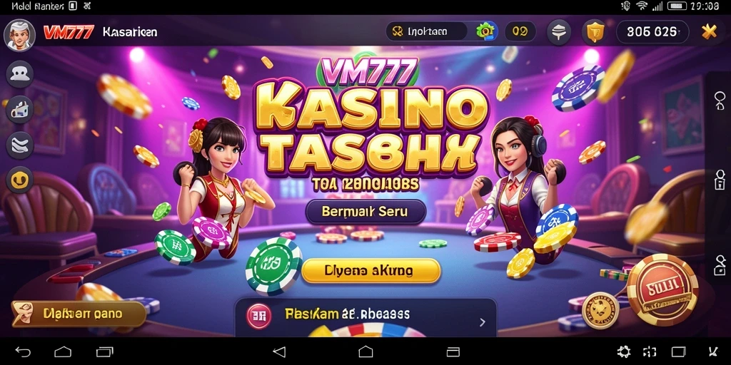 Tampilan gameplay menarik dari VM777 yang penuh aksi Kasino.